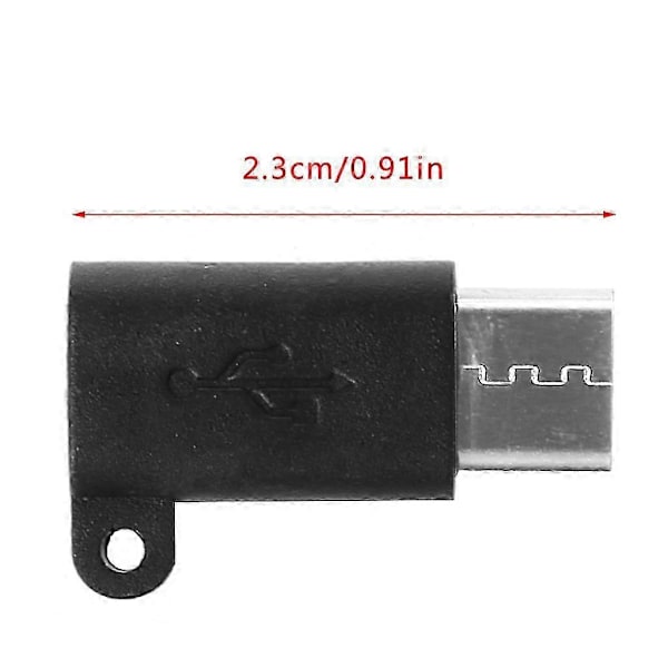 USB 3.1 Typ C Hane Till Micro USB 2.0 Typ B Hona Data Laddnings Konverter Adapter