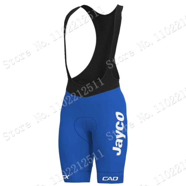 Team Jayco Alula 2023 Cykeltröja Set Kortärmad Blå Herrkläder Road Bike Shirts Kostym Cykel Bib Shorts MTB Maillot 7 XL