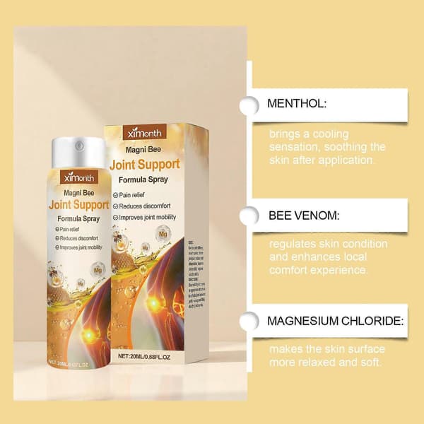 Magnesium Leddspray, Bigift Ledhelende Spray, Bigift Ledstøtte Formel Spray, Ledmassage Spray Til Muskel- og Ledubehag 2PCS