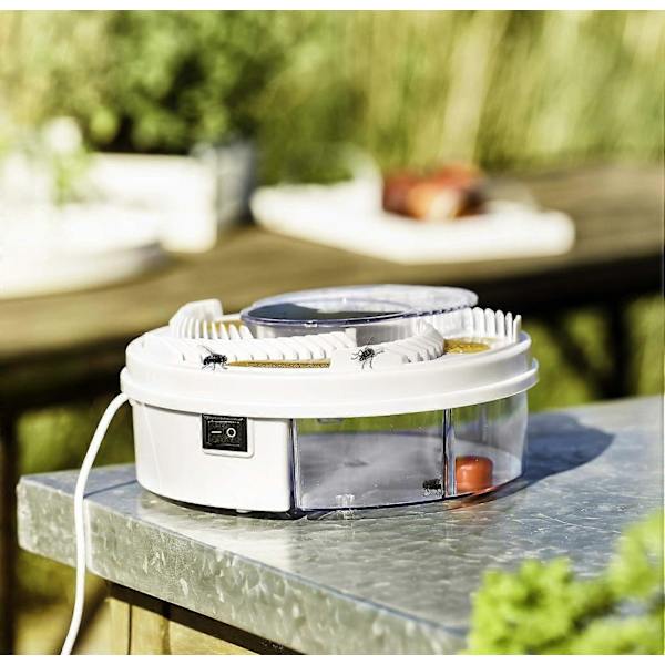 Elektrisk flugfälla med USB-port - Vit Modell 03255