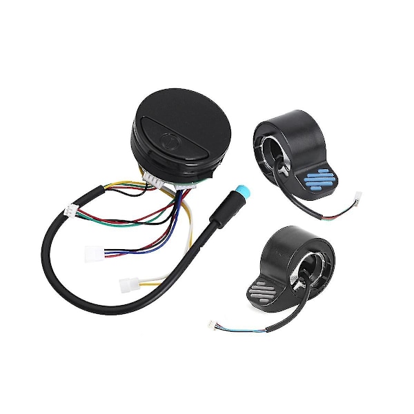 Bluetooth-styrd instrumentpanel + gasreglagefinger + bromsfinger-kit för Es1/es2/es3/es4 sparkcykel