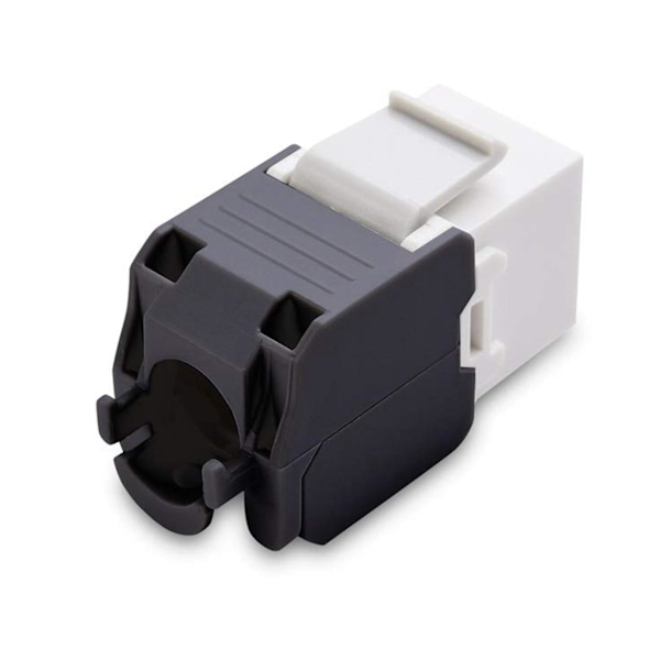 10-pack Cat6a Rj45 - Cat6 Kompatibel - 180 Graders Verktygslös - Ethernet Vägg - Cat6a Nätverkskoppling