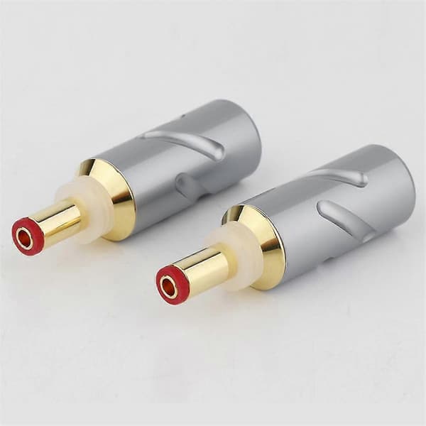 DC2.5G Strømstik Jack DC 5.5 x 2.5mm DC Strømkabelstik til Hifi Audio Applikationer DIY