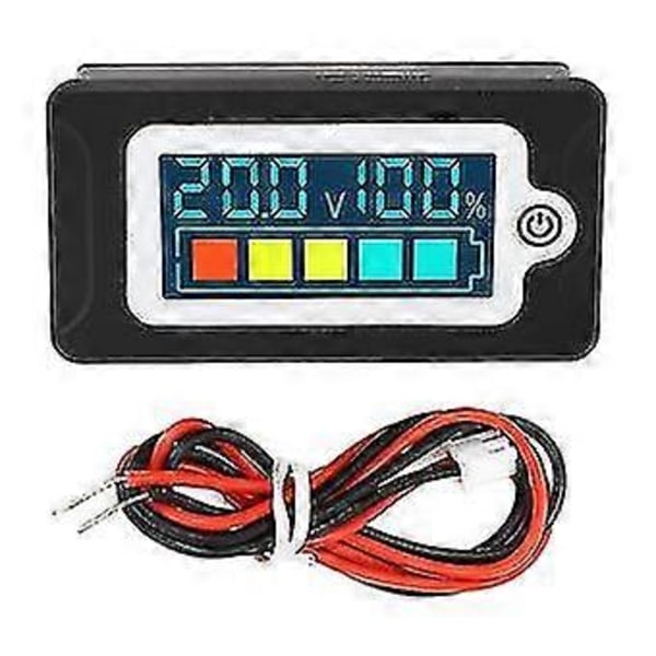 LCD-skärm Batterispänning Procent Tester Ternär Litium Återstående Batteridetektor Mätare Monitor