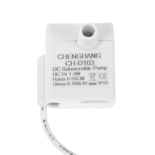 Vattenpump Akvarium Fisk Tank Vattenpump USB Dränkbar Vattenpump Mini Vattenpump
