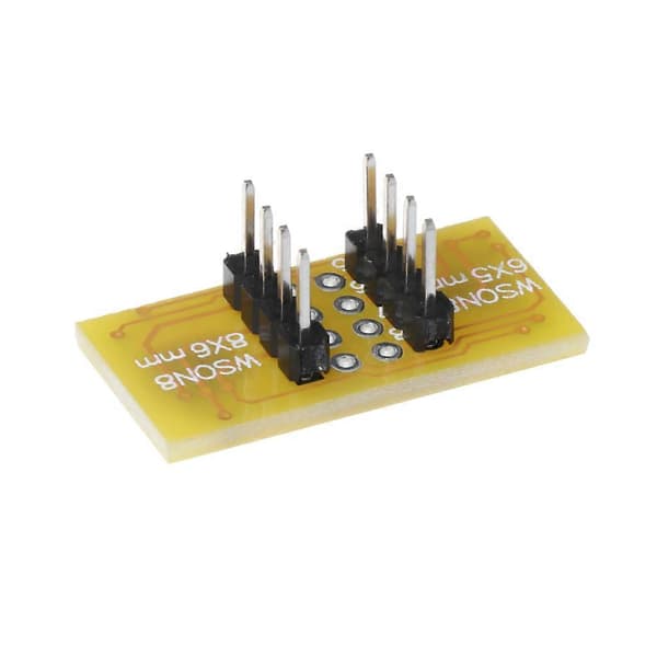 1 stk 2 WSON8 til DIP8 Programmer Adapterkort QFN8/DFN8 til DIP8 & WSON8/MLF8 til DIP8 Sokkel