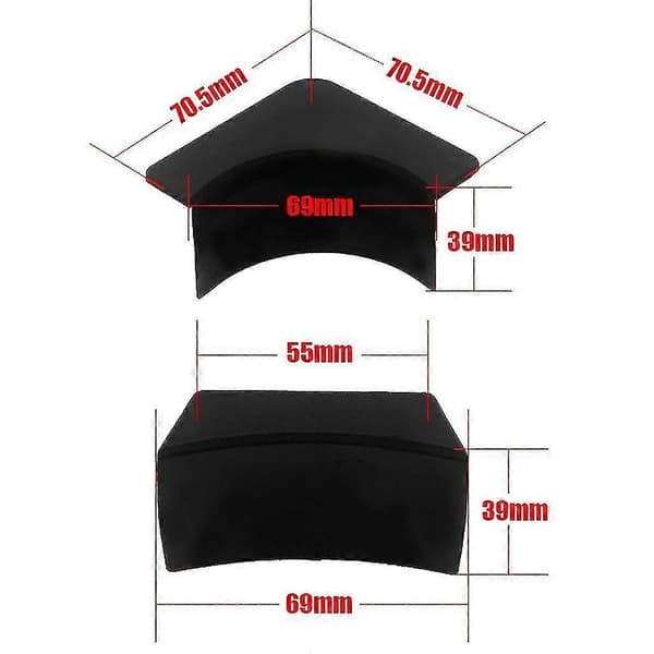 2x set med 6 plastfickor för biljardbord - 4 hörn & 2 sidor