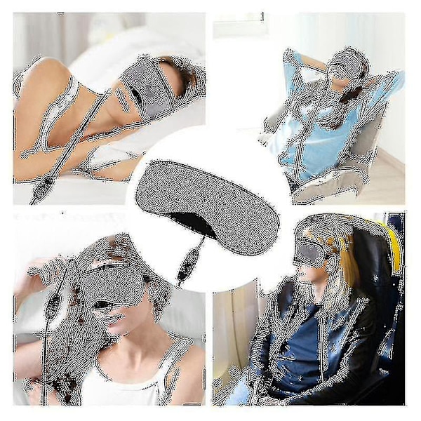 Uppvärmd ögonmask, USB-ögonmask för torra ögon med temperatur- och timerkontroll