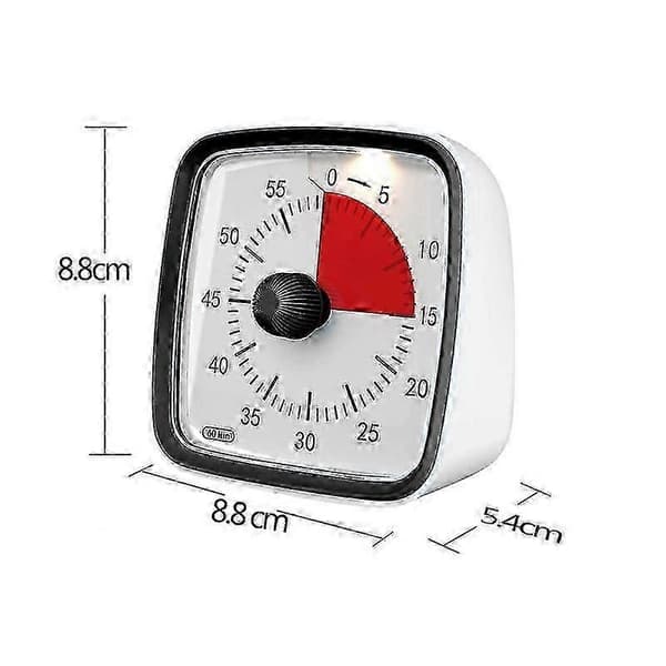 60-Minutters Timer, Klassetimer, Nedtællingstimer til Børn og Voksne, Tidshåndteringsværktøj til Undervisning