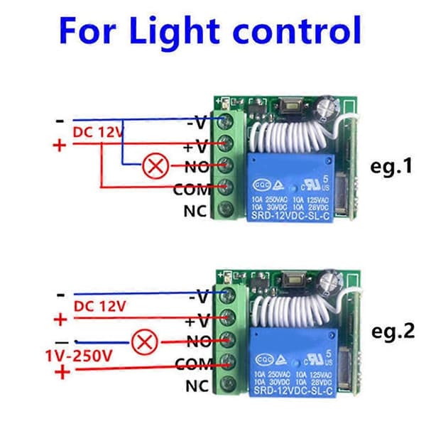 Mottakermodul RF-sender med 433 MHz fjernkontroller Elektronisk lås