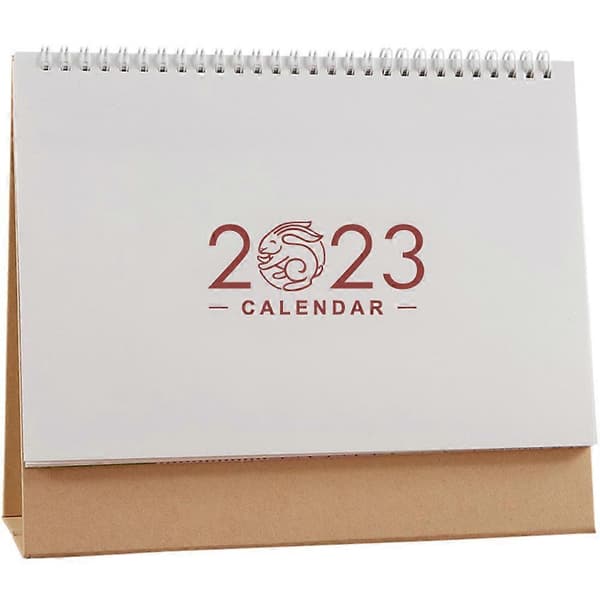 Klassisk Skrivbordskalender Triangulär Bas Kontorsarbetare Studenter Lärare 18,5X8X21CM 1 Set