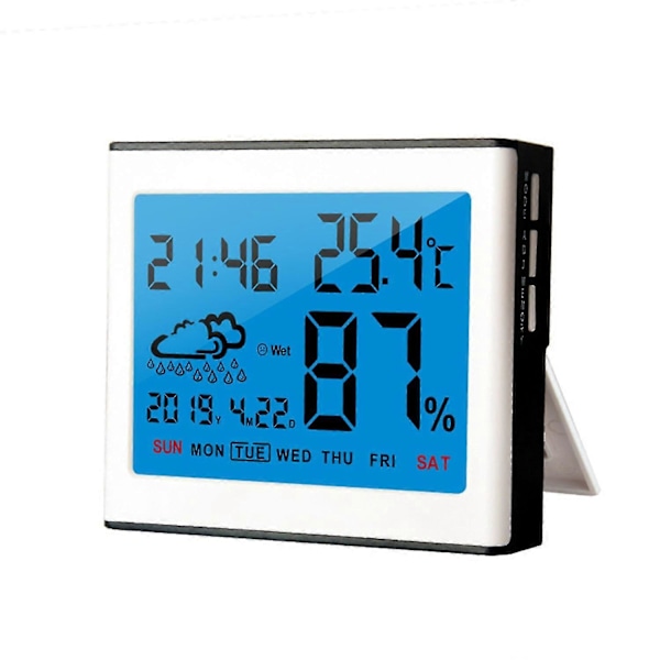 Termometer LCD Digital Skärm Tecknad Komfortindikator ABS Elektronisk Termometer för Hemmet-ZZY
