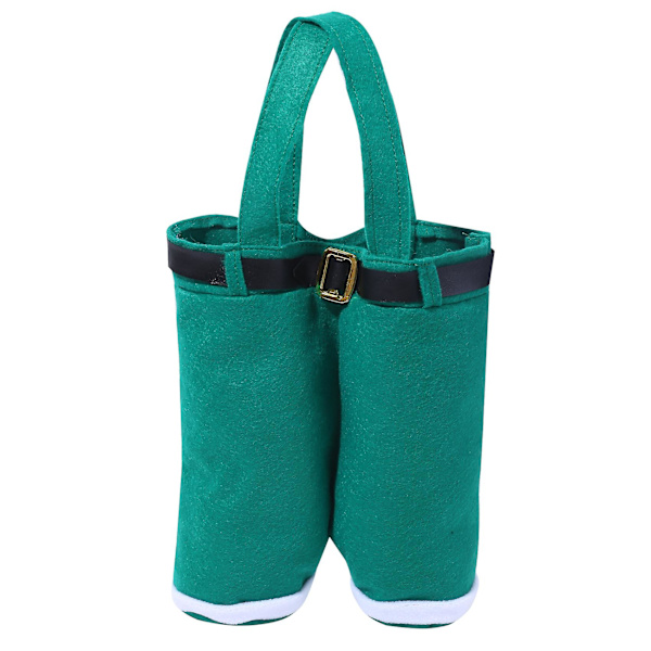2 kpl Joulukaramellilaukkuja Joulupukin housut Style Söpö joululahja sukkalaukut Juhlasisustus. Sokeripussin punaviini, joulukoristeet green Medium