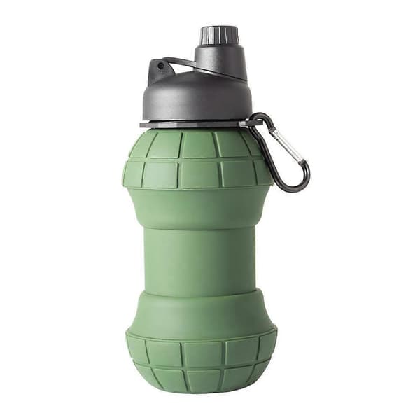 Sammenklappelig kedel, silikone, 550 ml, grøn