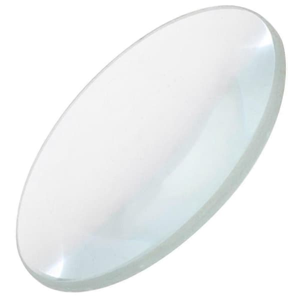 Dubbel Konvex Glaslins Optisk Lins 30mm Diameter 50mm Brännvidd för Laboratorier