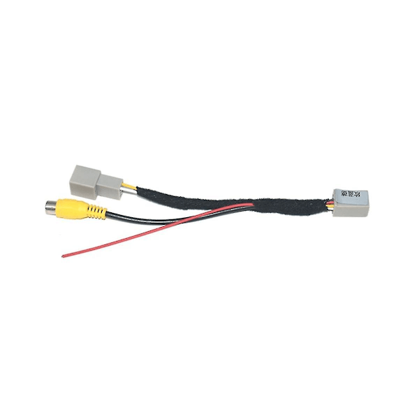 2 st Bil Backkamera Rca Video Omvandlarkabel Adapter För Asx Gf Zj