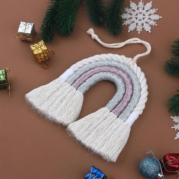 Regnbåge Väggbonad Julrumsdekoration Ornament Babyrum Heminredning