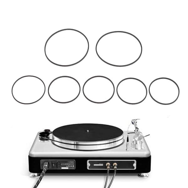 7 stk. gummibelte for Sharp Gf-800 radiokassettspiller overføringstilbehør