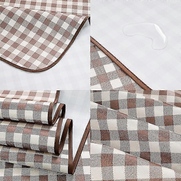 Vandtæt Picnic Tæppe, Stort Picnic Tæppe, 200 X 200 Cm