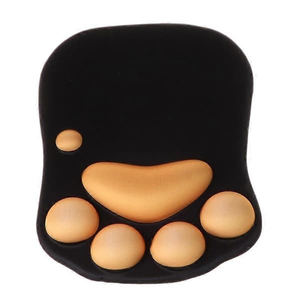 3D Søt Musematte Anime Myk Silikon Kattepote Musematte Håndleddsstøtte Memory Foam Gaming Musemattepute