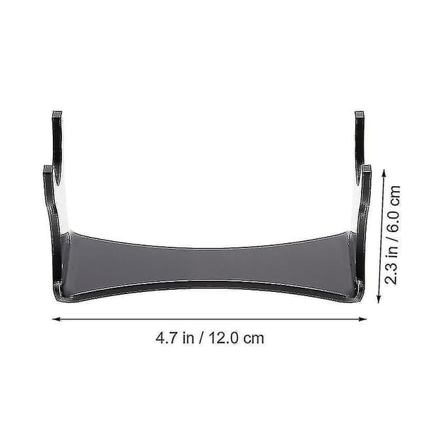 Akryl Sværd Display Stand Legetøj Sværd Opbevaringsholder (2 stk., Sort)