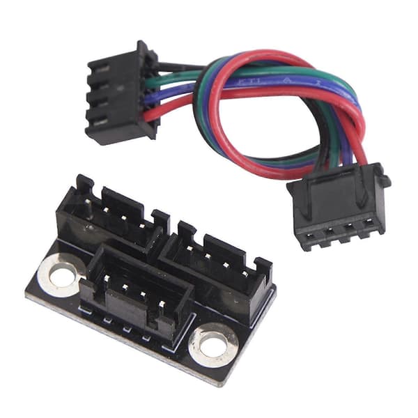 1 stk 3D-printer Steppermotor Parallellmodul med 100 mm kabel for dobbel Z-akse
