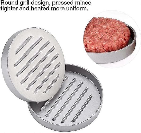 3-in-1 Burgeriprässi, Burgerpihviprässi, Hampurilaispihviprässi, Täytetty