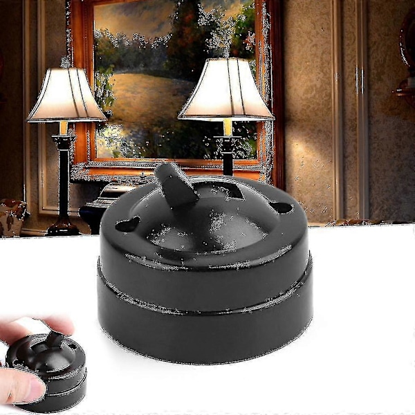 Retro Enkelkontroll Strömbrytare Ytmonterad Vägglampa Knapp Gammaldags