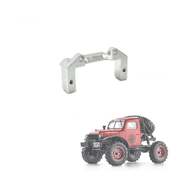Metall Servo Fäste För Fms Fcx24 1/24 Rc Crawler Bil Uppgraderingsdelar Reservtillbehör, silver