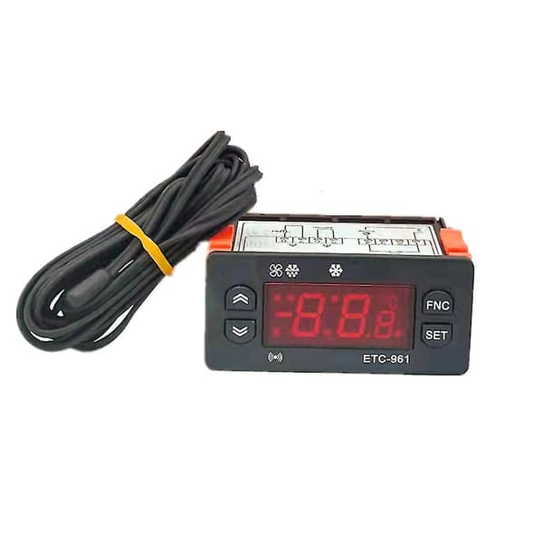 Etc-961 Termostat Temperaturkontroller Fuktighetskontroll Termometer Hygrometer Kjøling Ala TY