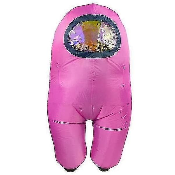 Oppblåsbart kostyme for Halloween romdraktkostyme Wuqx 155-195cm rose