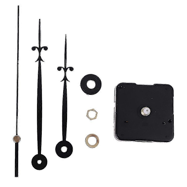 Stille Quartz Urværk Mekanisme Hænder Motor Kit Til DIY Udskiftning Reparation Passer Urskiver 40cm Diameter