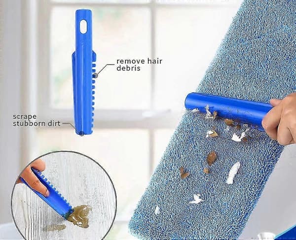 Professionell mikrofibermopp (mikrofiberduk ingår 3 påfyllningar och 1 \"massa\" för att ta bort smuts)
