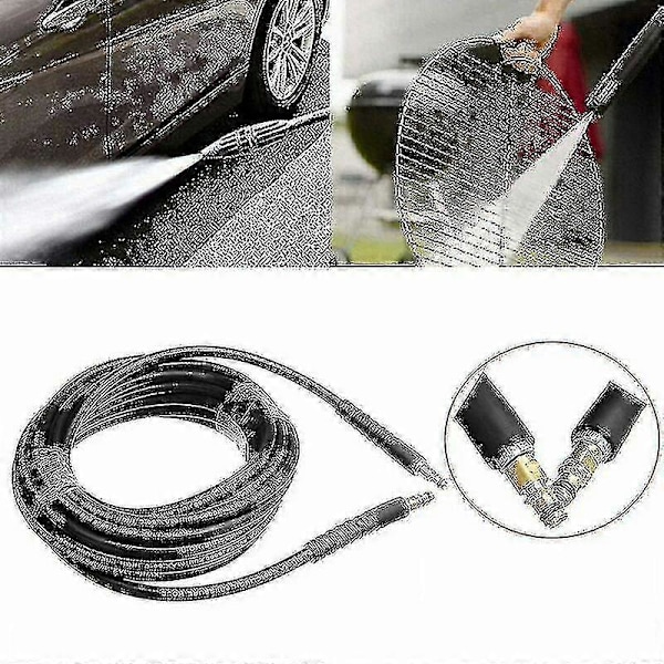Til Karcher K2 K3 K4 K5 K6 K7 (6m) Højtryksrensere Vandrensning Højtryks Udskiftningsslange Rensesæt 6m/8m/10m/15m