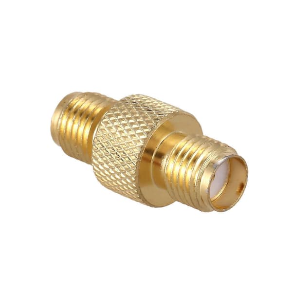 SMA Hun til Hun Barrel Adapter RF Koaksial Stik Lige, guld