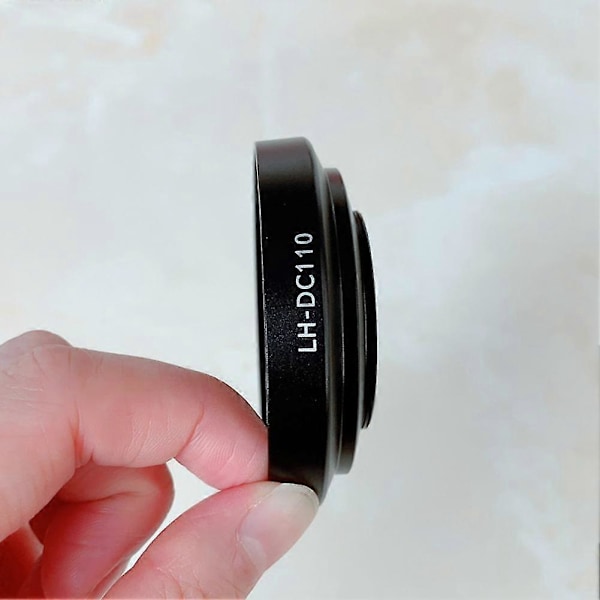 LH-DC110 Modlysblænde til G1X Mark III G1XM3 G1X3 37mm Modlysblænde + 49mm Objektivdæksel Kamera Objektiv Tilbehør