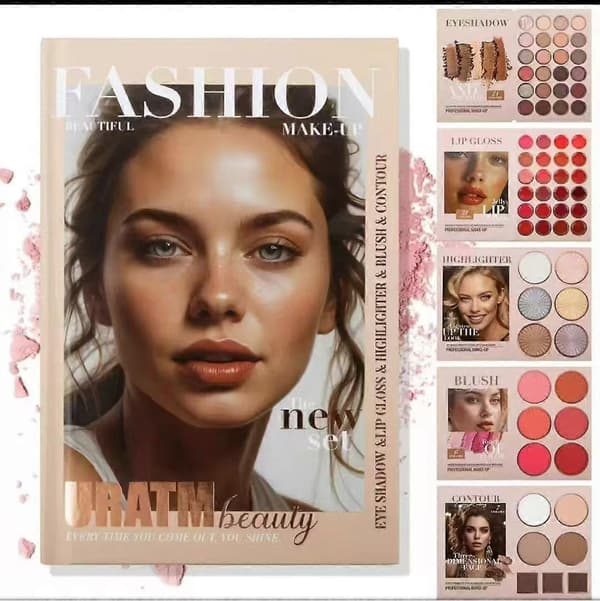 5-lags multi-funktionel skønheds bog kit - Style makeup palet