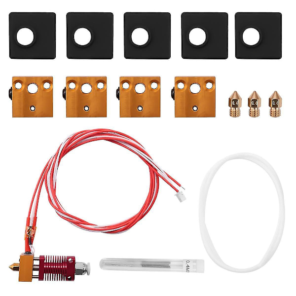 3 Hot End Monteringssats 24v 40w För -3 Cr10 Cr10s 3D-skrivardelar Uppgradering Extruder