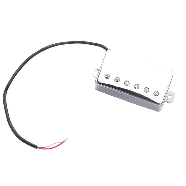 2 Elektrisk Gitarr Humbucker Pickup Hals Stall Pickups För LP Gitarr Tillbehör Krom