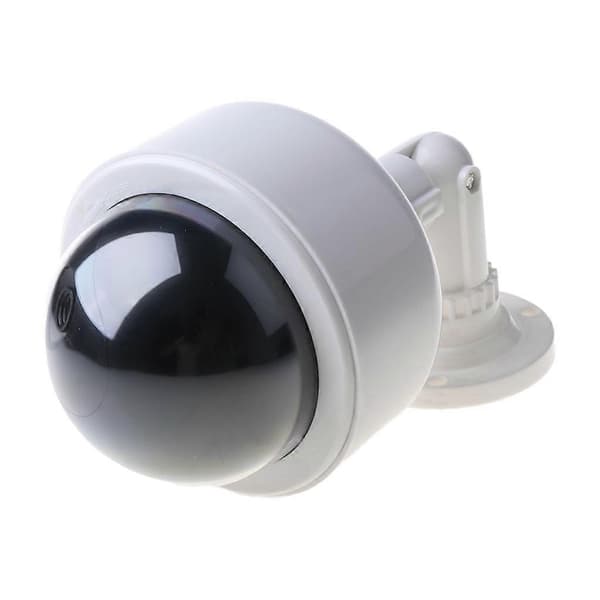 Falsk Dummy Utendørs Vanntett Sikkerhetsovervåking Flash Dome Kamera CCTV Video
