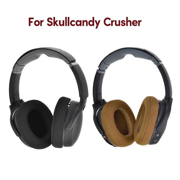 Hodetelefon Mesh Øreputer for Skullcandy Crusher Hodetelefon Tykke Skum Ørekopper