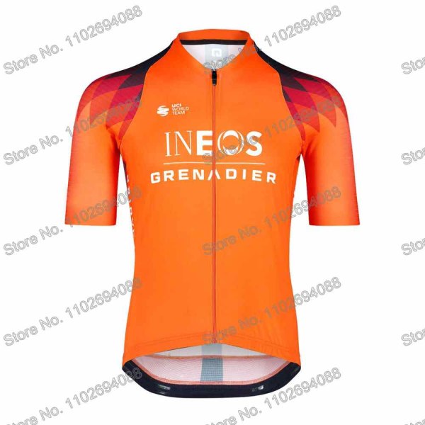 Ineos Grenadier 2023 Cykeltröja Set Sommar Kortärmad Cykelkläder Herr Road Bike Shirt Kostym MTB Bicycle Bib Shorts 11 M