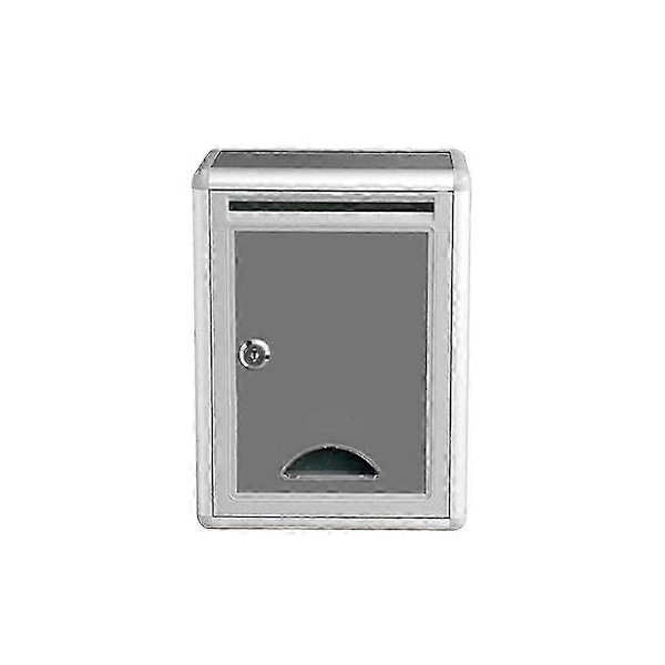 Postkasse Pakkepostkasse Aluminiumlegering Vintage Post Brev Låsbar FP