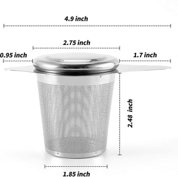 2-pak te-infuser i rustfrit stål, premium te-si med to-ZZY