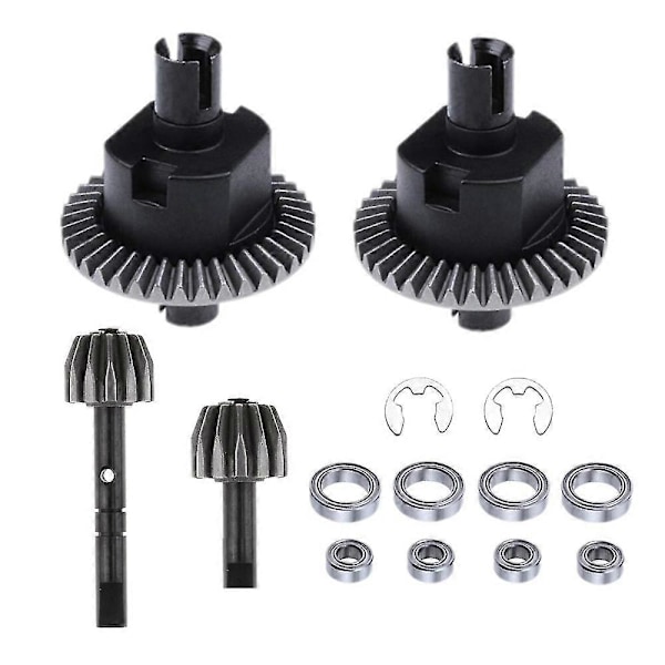 Front- og bakdifferensial og girsett for Redcat Volcano 94123 94107 94111 94118 94166 1/10 Rc Bil (haoyi