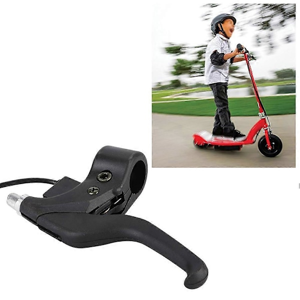Sort Plastik Venstre Side Bremsegreb Til Razor Elektrisk Scooter Pocket E Bike