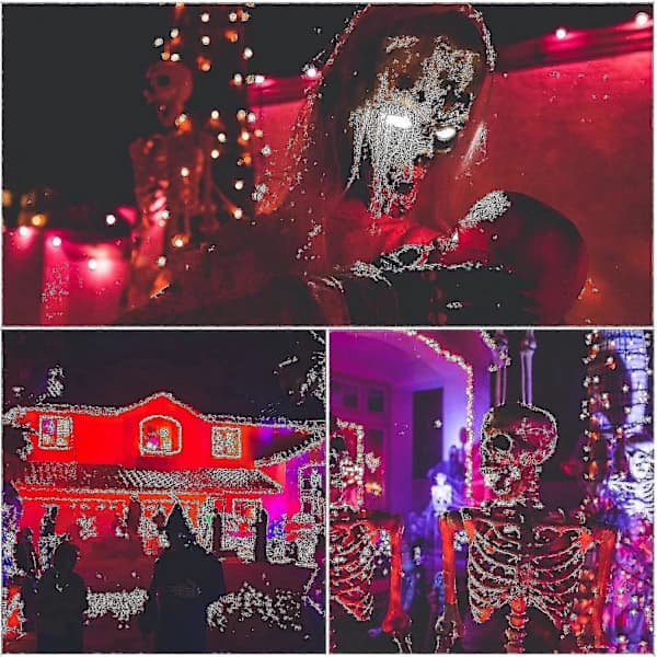 Sæt med E14 Røde LED Pærer 3w E14, Dekorative Røde E14 LED Pærer, 25w Erstatning til Stemningsbelysning, Halloween, Jul