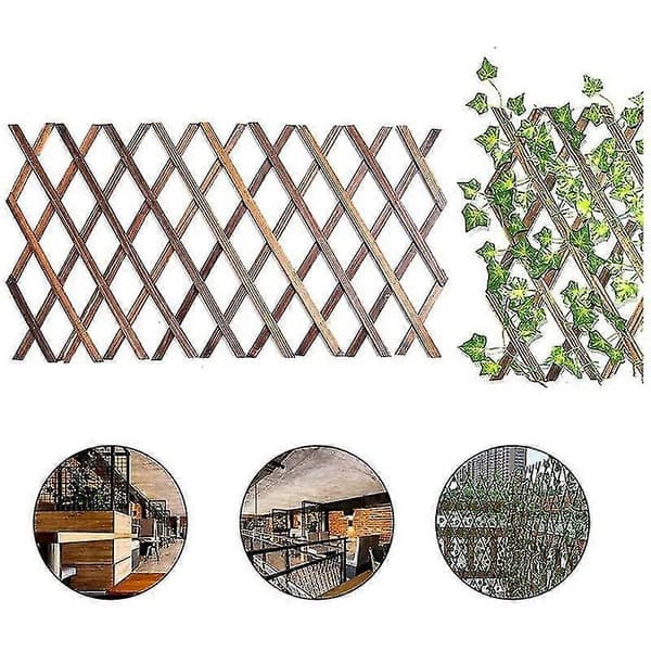 Ekspanderende Trehage Tre Pull Mesh Vegggjerde kompatibelt med Hjem Hage Sub Hage Deco