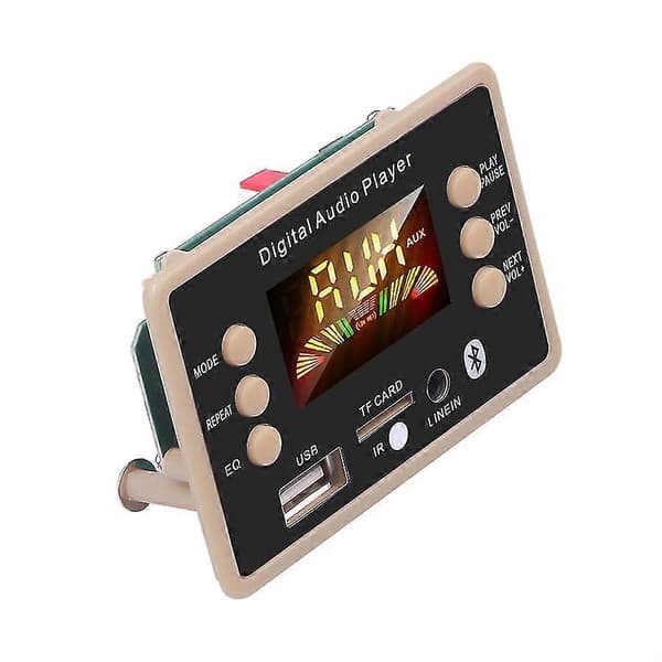 Trådlös Bluetooth Mp3-dekoder Dekoderkortmodul 12v Usb Mp3-spelare Wma Wav Stöd Tf-kort Fm