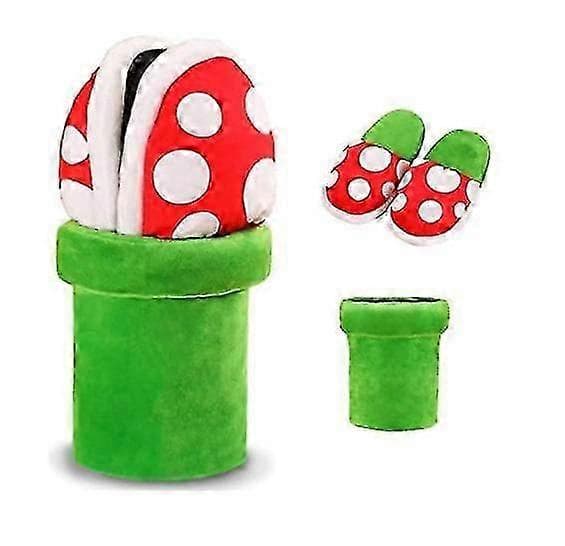 Piranha Plants Pehmolelu Hauskat Tohvelit